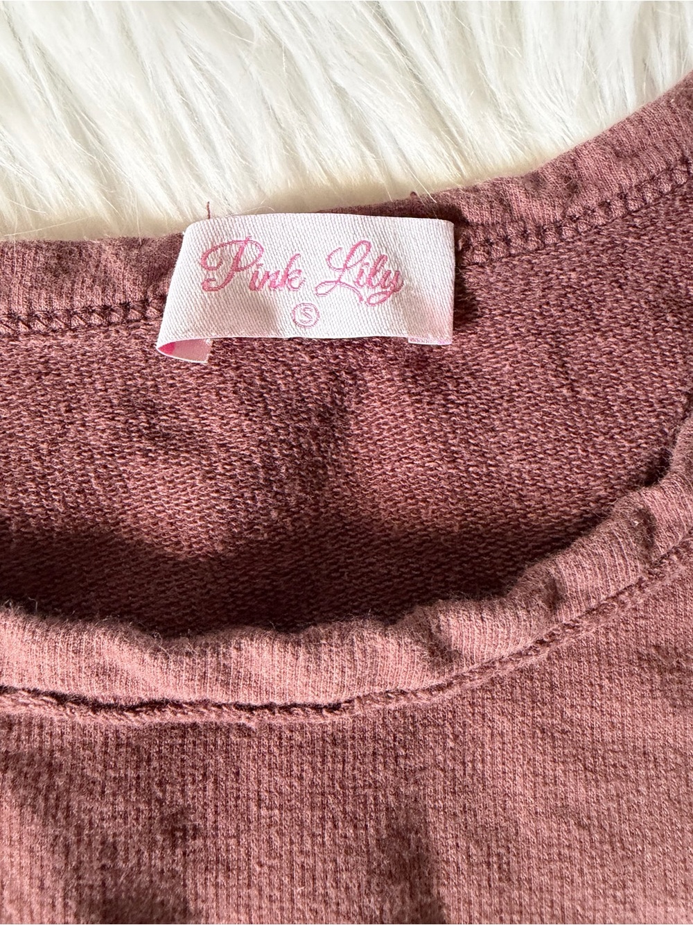 Pink Lily Diagonal Tie-Dye Crewneck Sweatshirt in Pink - Picture 4 of 7